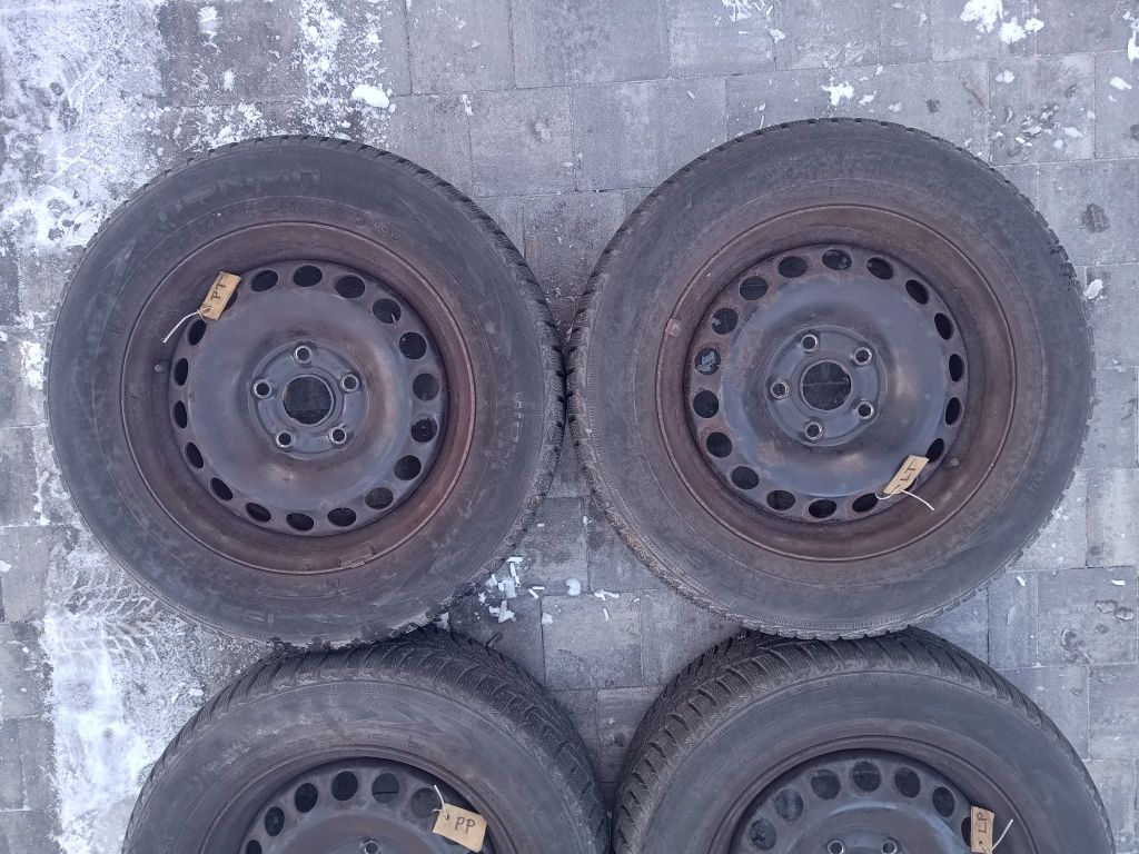 Koła zimowe Skoda VW 5x100 195/65/15