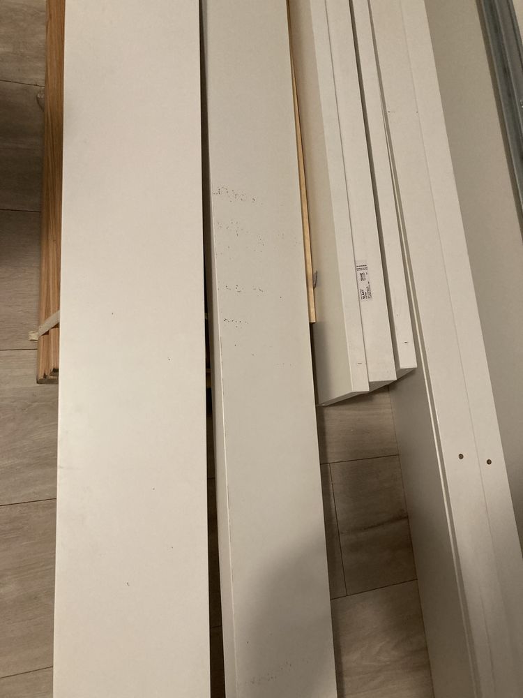 Sprzedam łóżko SLÄKT łóżkiem dolnym/pojem, biały, 90x200 cm