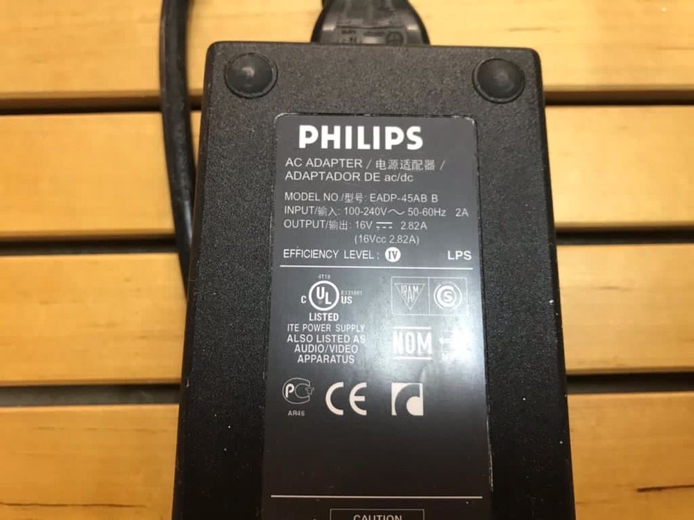 Carregador Philips EADP 16v 2,82Amp