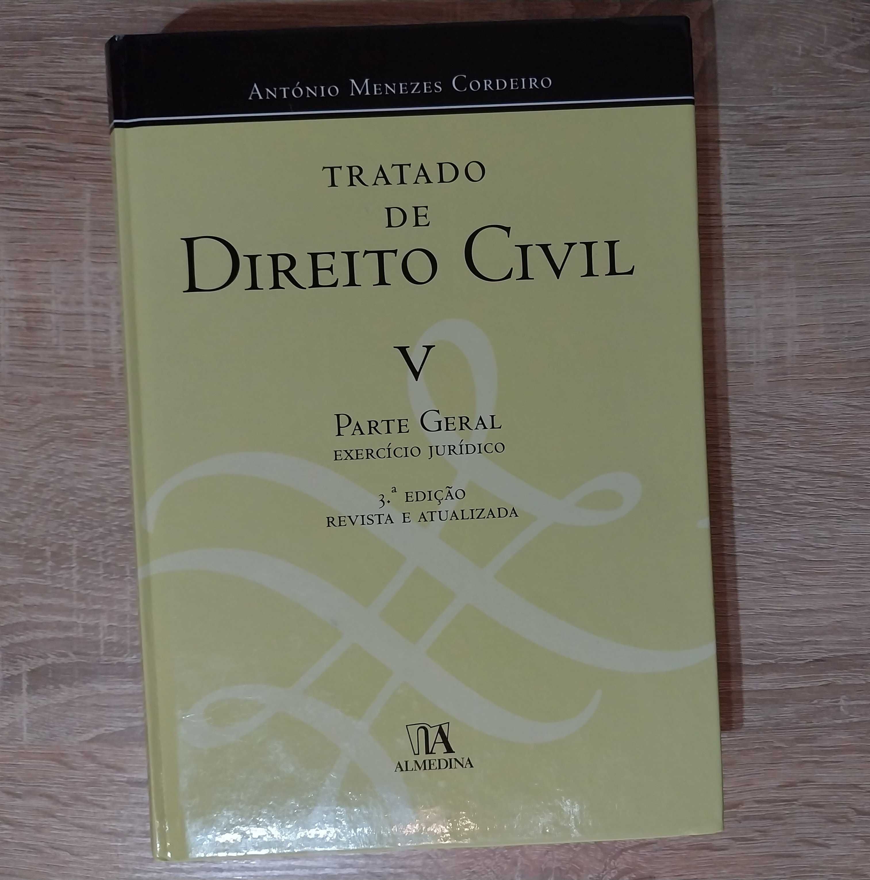 Livro Tratado de Direito Civil - António Menezes Cordeiro - Tomo V