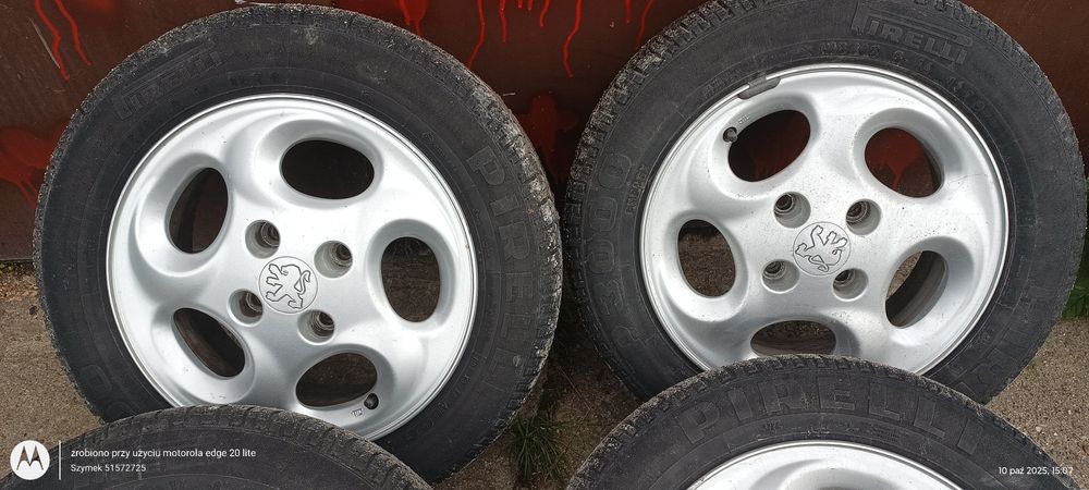 Komplet kół aluminiowych 4x108 r14 peugeot citroen