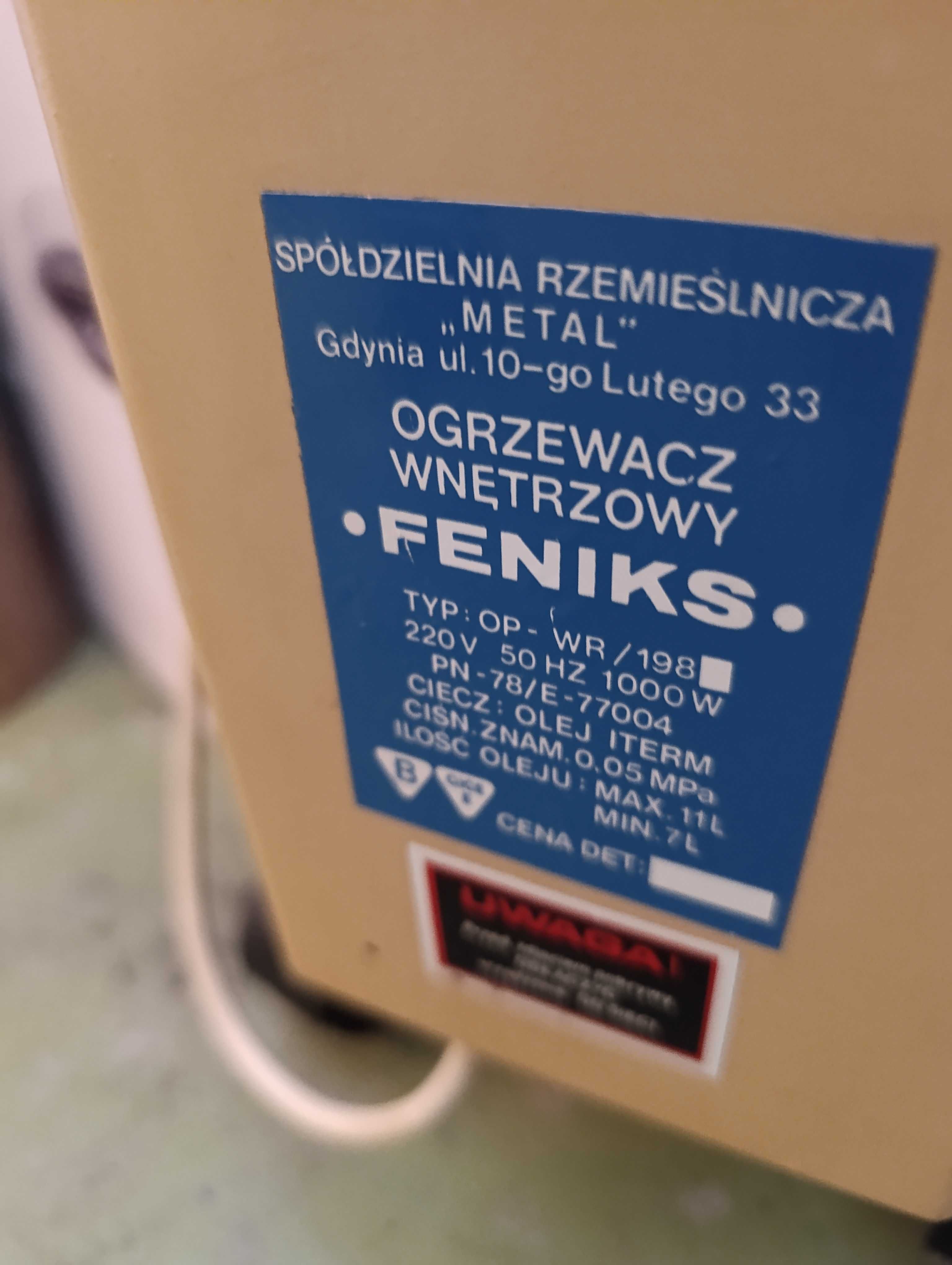 grzejnik elektryczny olejowy żeberkowy na kółkach