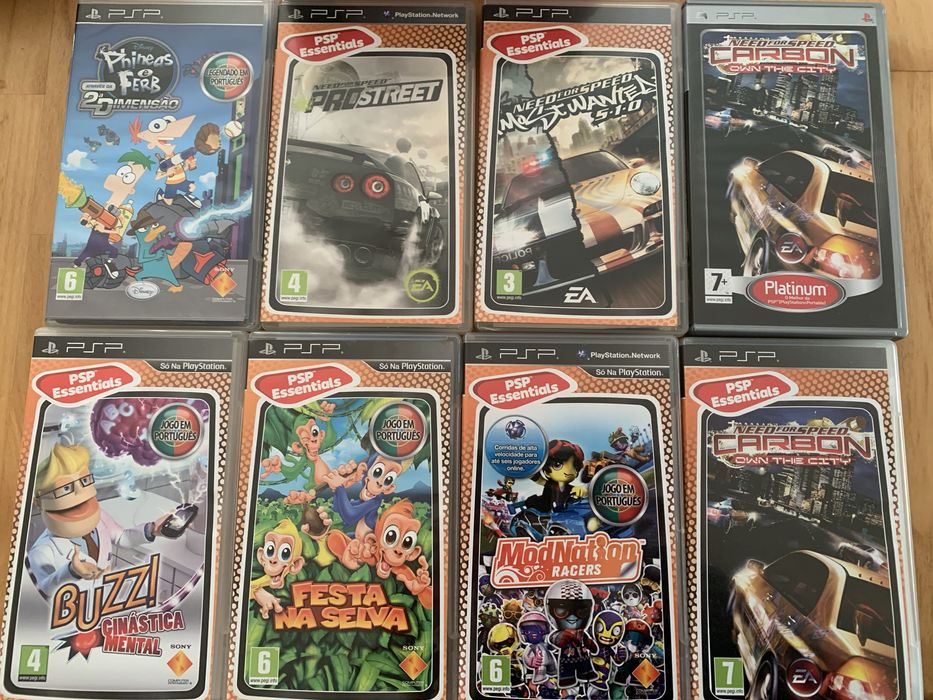 Consola PSP com jogos incluidos