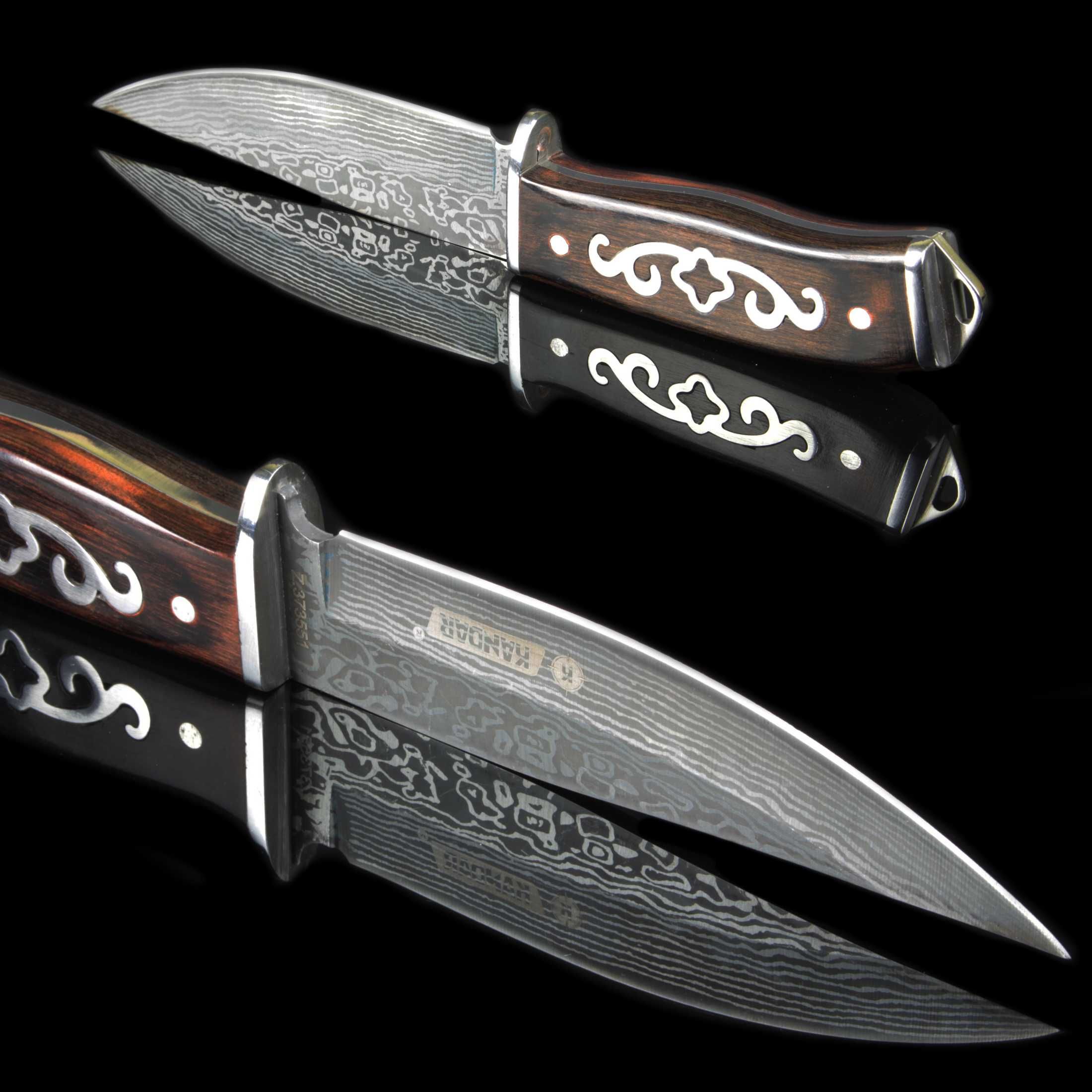 Nóż myśliwski finka KANDAR mod. DAMAST Hunter ND48