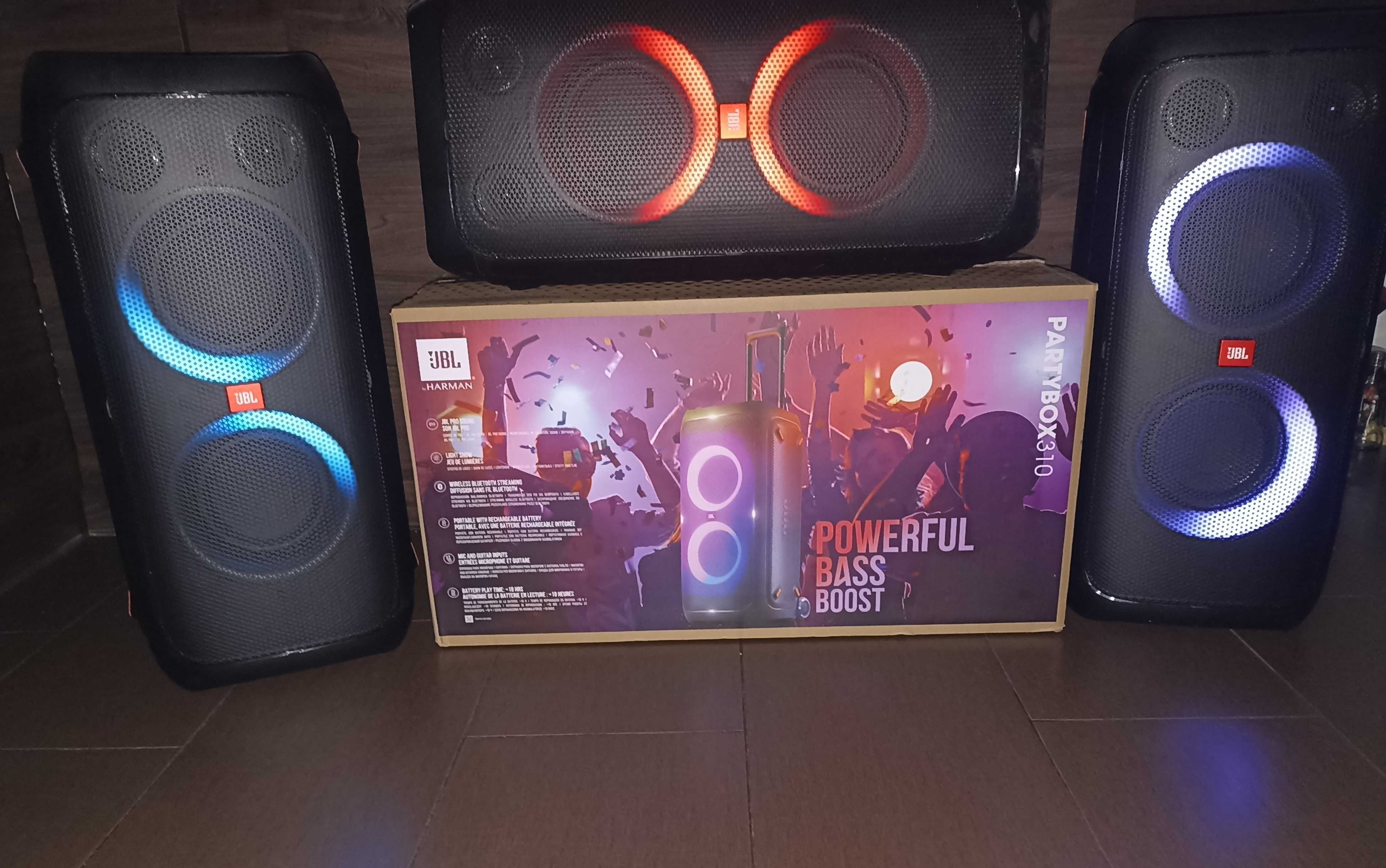 Wynajem wypożyczenie na imprezy głośników  JBL Party Box 310