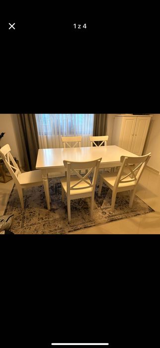 Stół z krzesłami Ikea