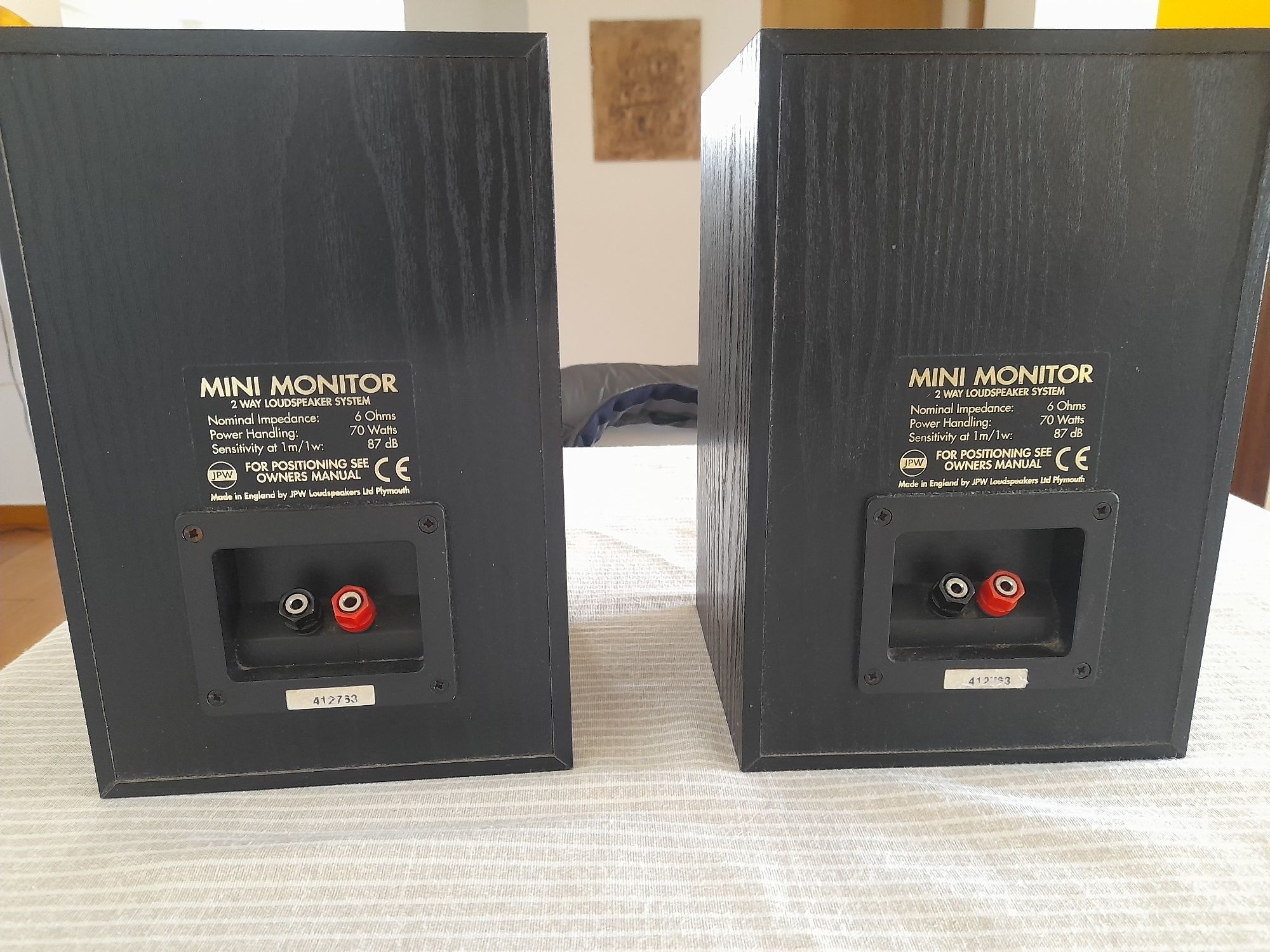 Colunas Monitoras + coluna central JPW