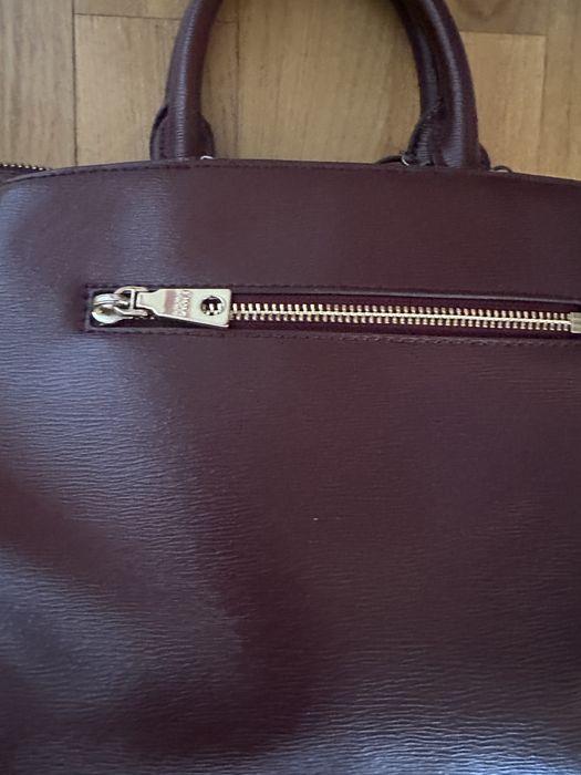 Сумка екошкіра  бордо  фірмова DNKR