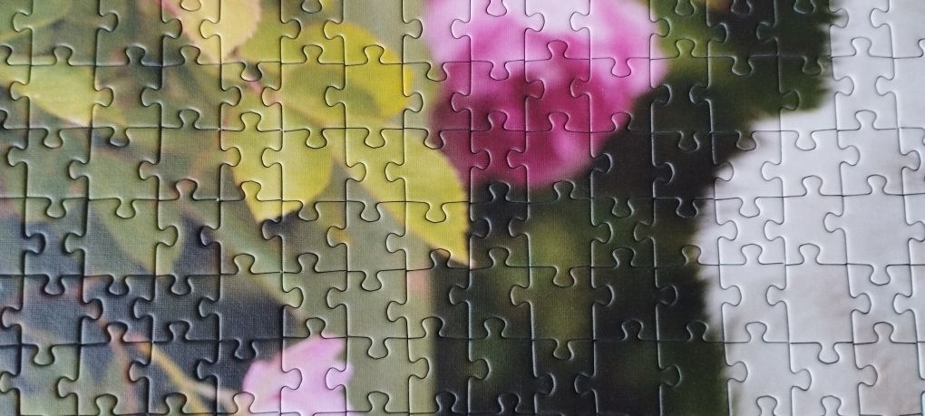Puzzle 2w1 Trefl 1000 + 500 elementów Psy Szczeniaki Nowe kompletne