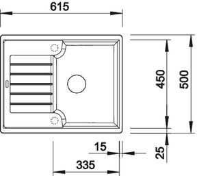Кухонна мийка Blanco 516924  ZIA 40 S шампань