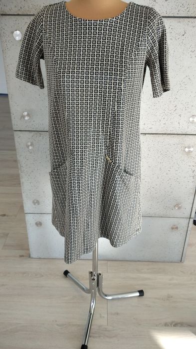 Piękna złota tunika oversize jak nowa ciążowa s 36