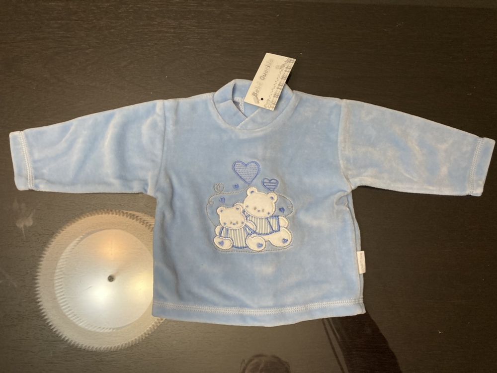 Conjunto Azul Bebe Querido 3 meses NOVO Em Caixa