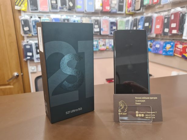 Samsung G998B/DS 5G 12/128GB Galaxy S21 Ultra Black !!Як новий!!