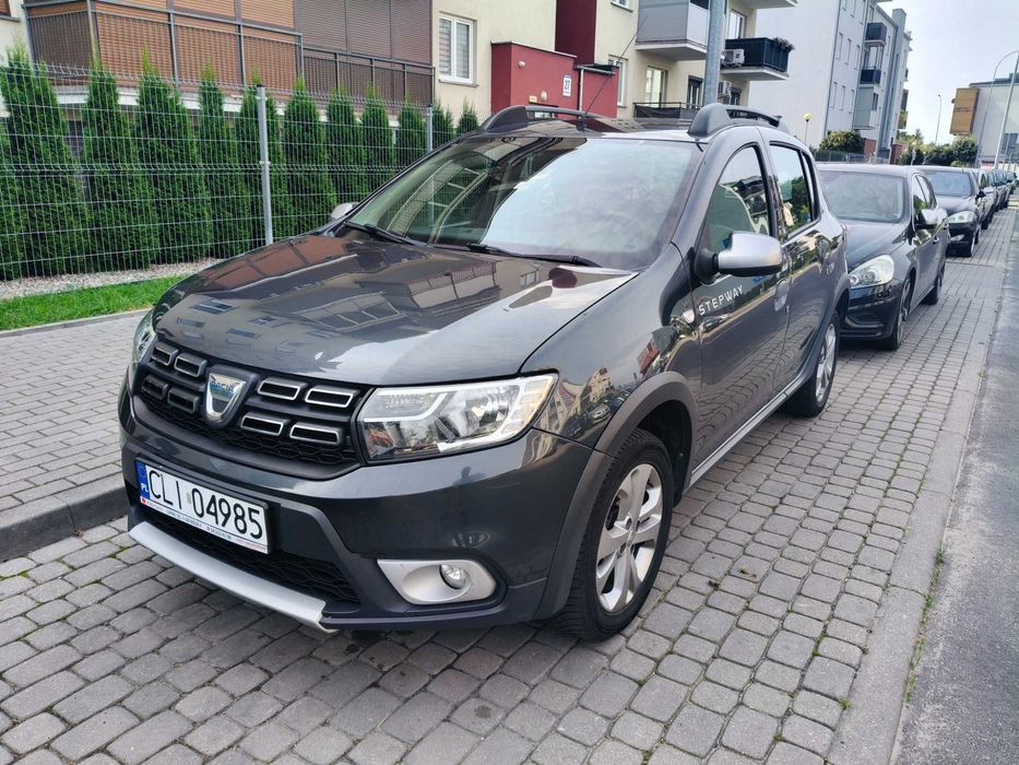 Dacia Sandero II stepway, 2018r. 1.5DCI, klima, nawigacja, alu, hak