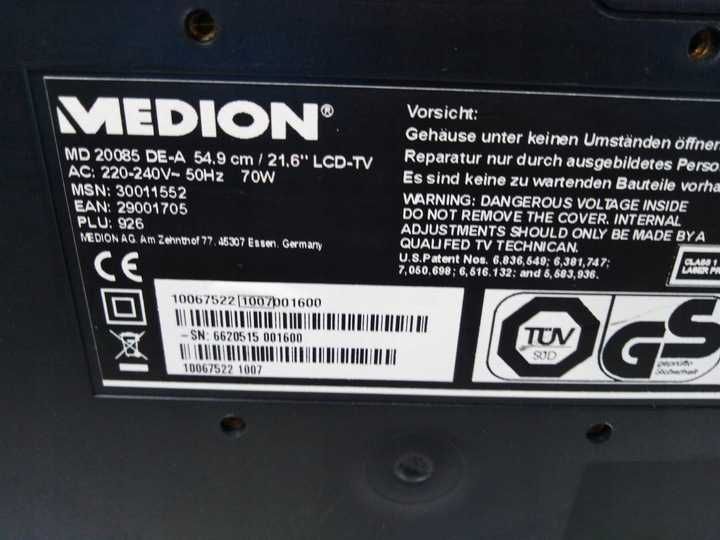 TV-Monitor LCD 22 hdmi dvb-t odtwarzacz DVD Zobacz