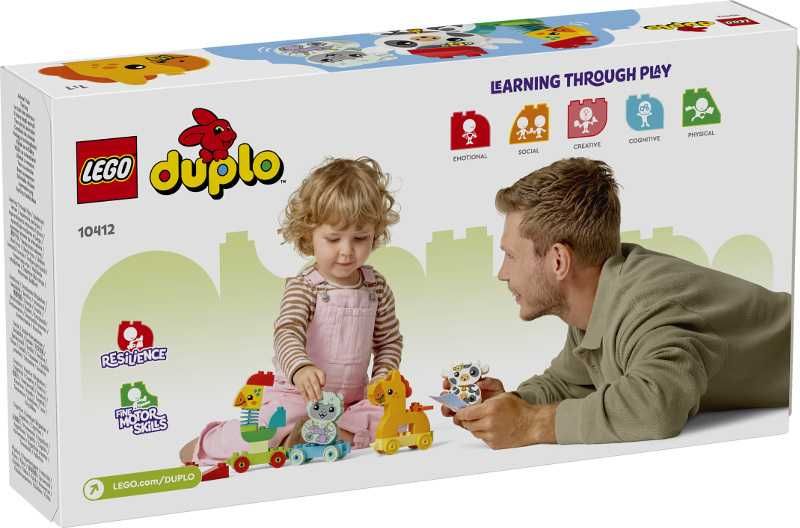LEGO DUPLO 10412 POCIĄG ze zwierzątkami