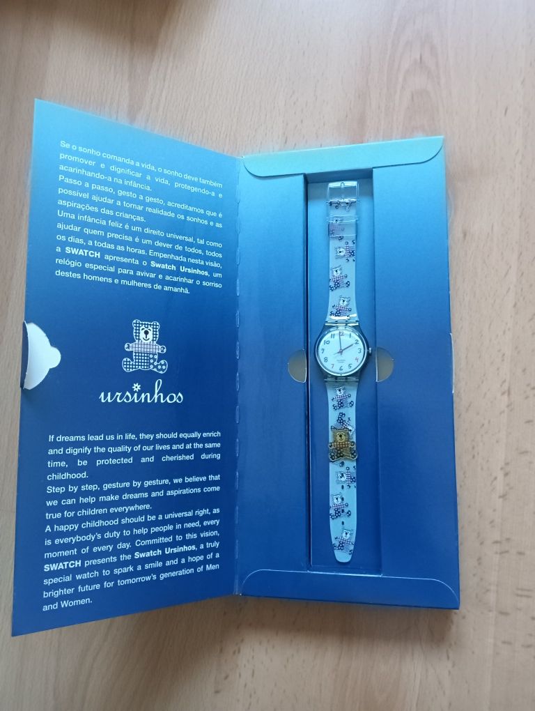 Relógio Swatch Ursinhos de coleção