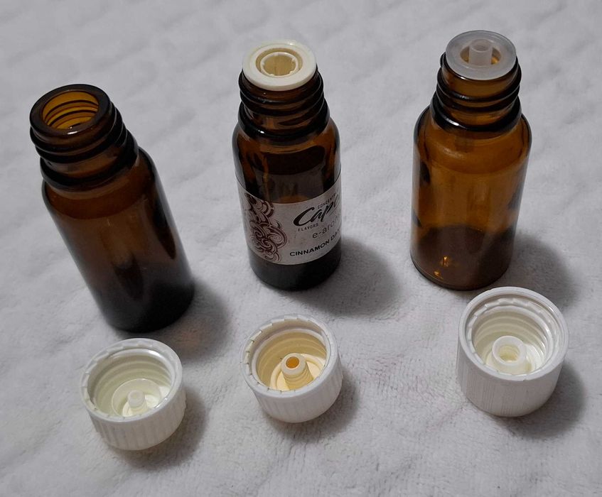 Szklane buteleczki po olejkach itp. 10ml, mix, 3szt. (Kreatywne, Szkło