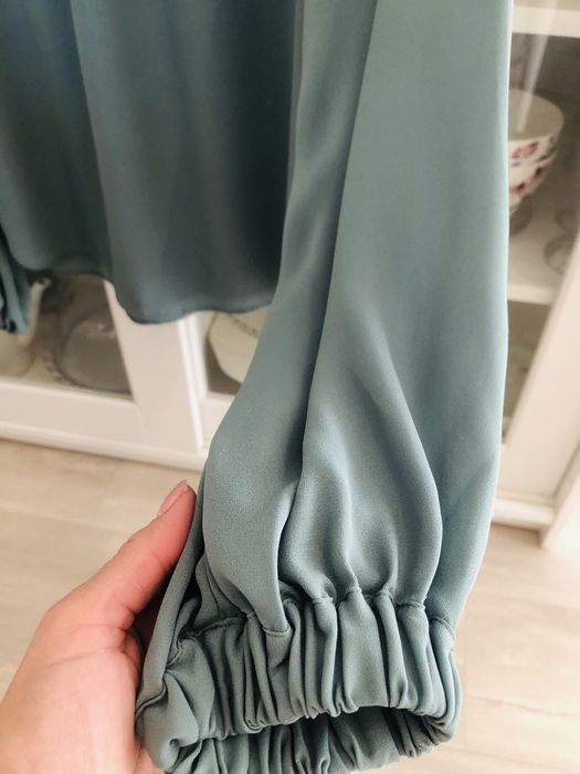 Piękna zielona bluzka- H&M - 34/XS