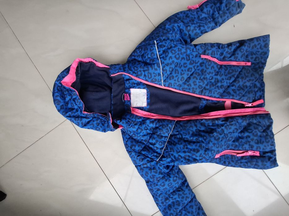 Ciepła kurtka na zime dla dziewczynki  roz.122 Kiki &Koko