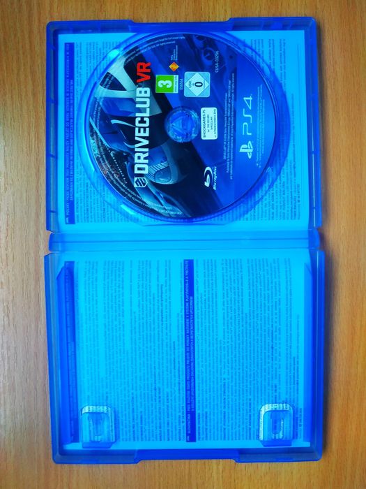 Driveclub vr ps4, stan bardzo dobry, możliwa wysyłka olx..