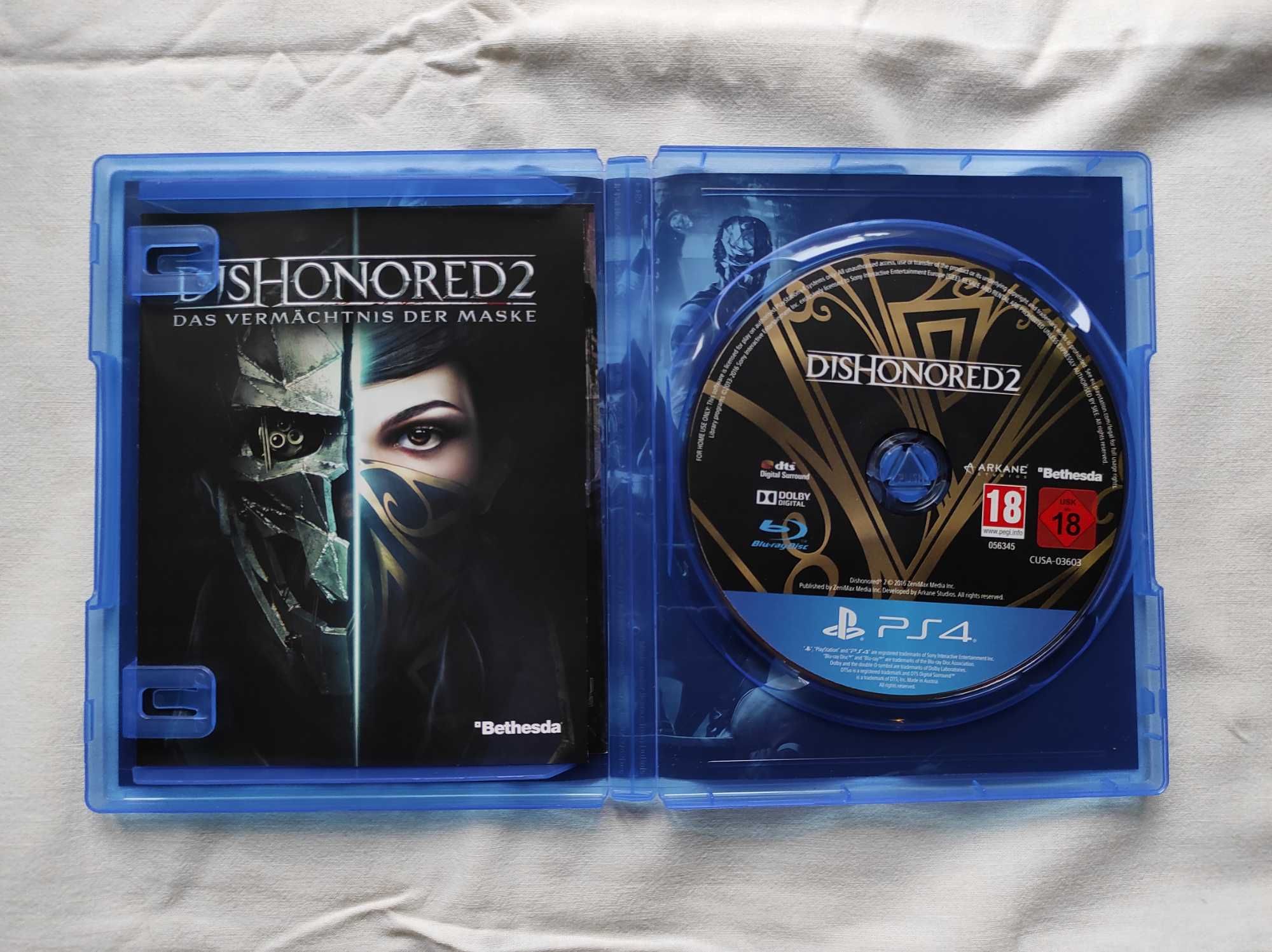 Dishonored 2 - PS4 - Stan Płyty BDB