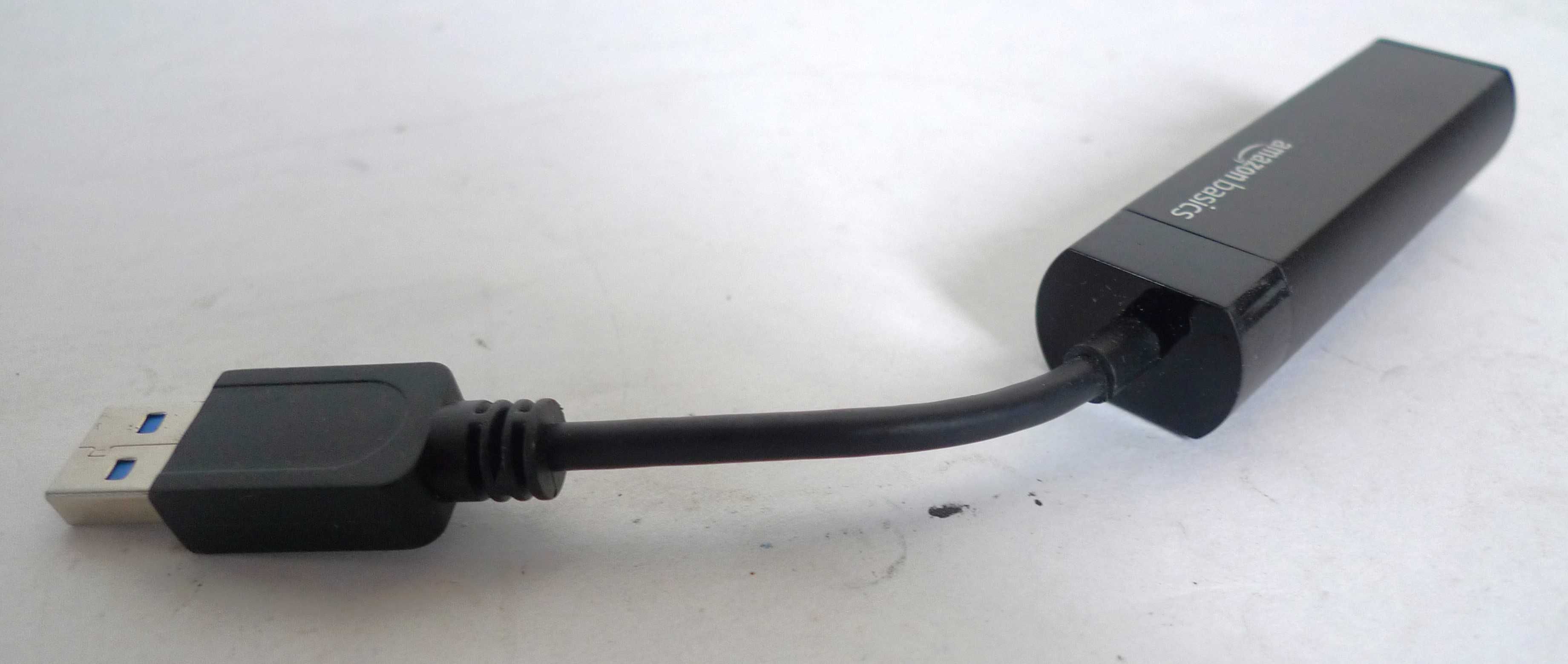 Karta sieciowa PC Amazon Basics USB RJ45 zewnętrzna przewodowa
