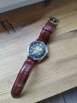 Zegarek Fossil Flynn BQ2386 Automatic, Skeleton, Skórzany pasek