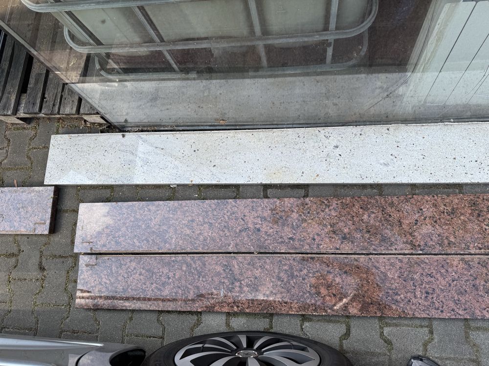 Parapety zewnetrzne/wewnetrzne granitowe
