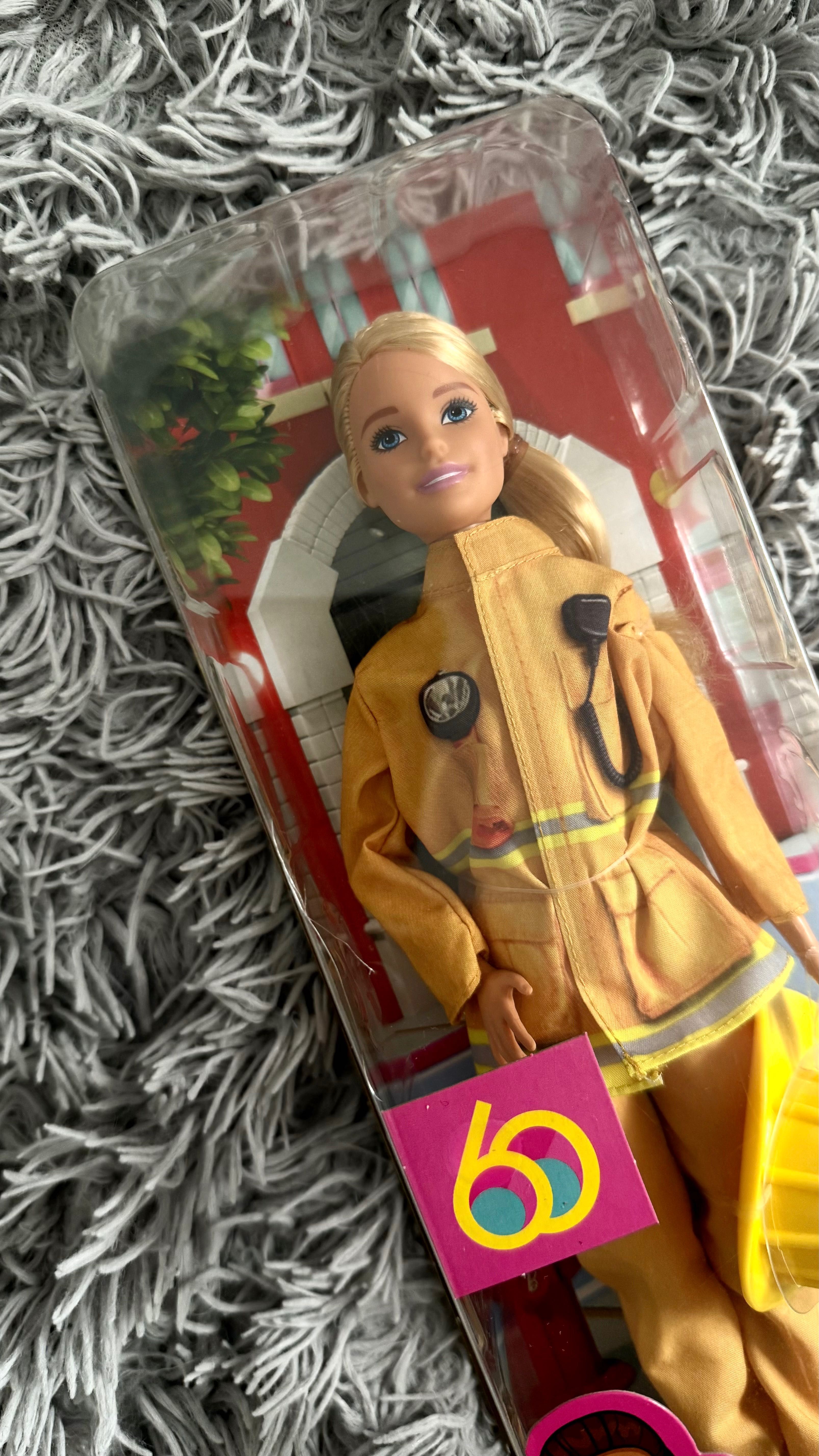 Barbie strażaczka, straż, strażak, lalka, zawody, kariera, nowa