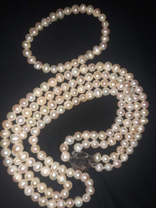 намисто з перлин,баламутів