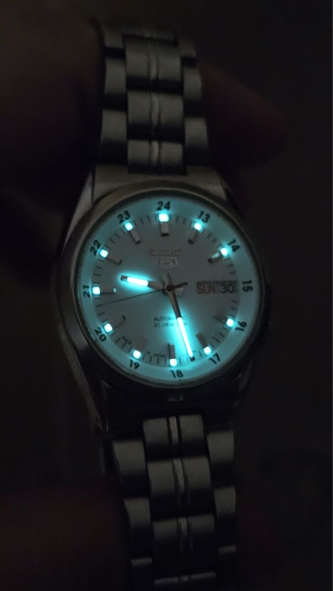 SNK559J1, Biała Tarcza, Automatyczny, Open Caseback