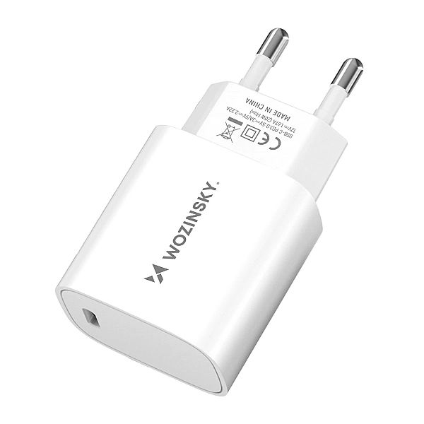 Ładowarka sieciowa Wozinsky WGWCCW 20W USB-C - biała
