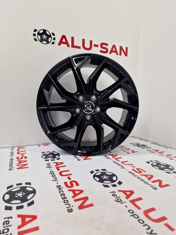 Nowe alufelgi SKODA 18" 5x112 KaroQ KodiaQ SuperB - Czarny Połysk