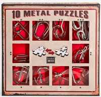 Набір металевих головоломок 10 Metal Puzzles Red