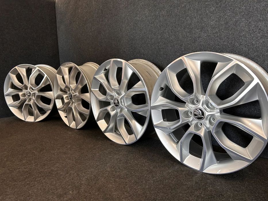 Alufelgi SKODA Kodiaq, Karoq, Superb III, Octavia III 19 cali 5x112 4szt. ładne!