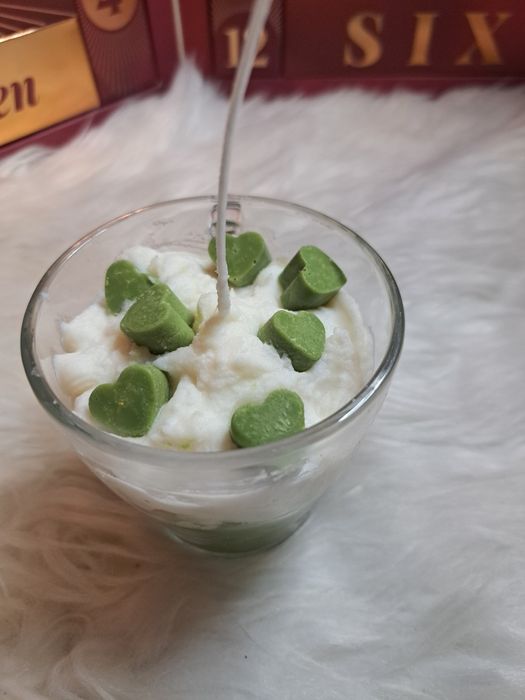 Świeczka matcha handmade