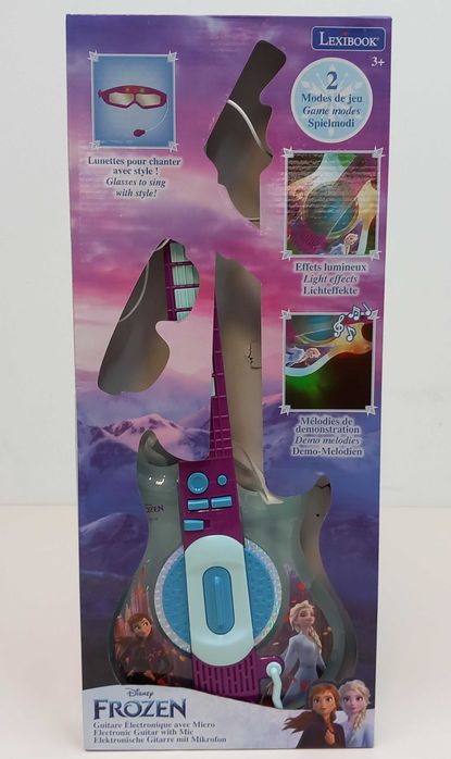 Lexibook Gitara elektroniczna Disney Frozen z mikrofonem A