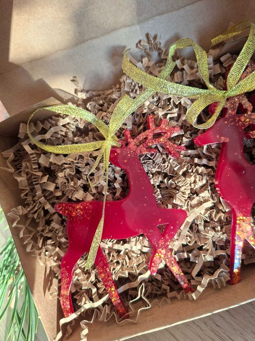 Najpiękniejsze świąteczne ozdoby Renifery 2szt