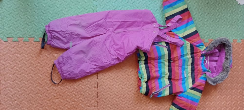 Комплект зимовий Lenne 86 92 на дівчинку комбінезон куртка Ленне Ліне
