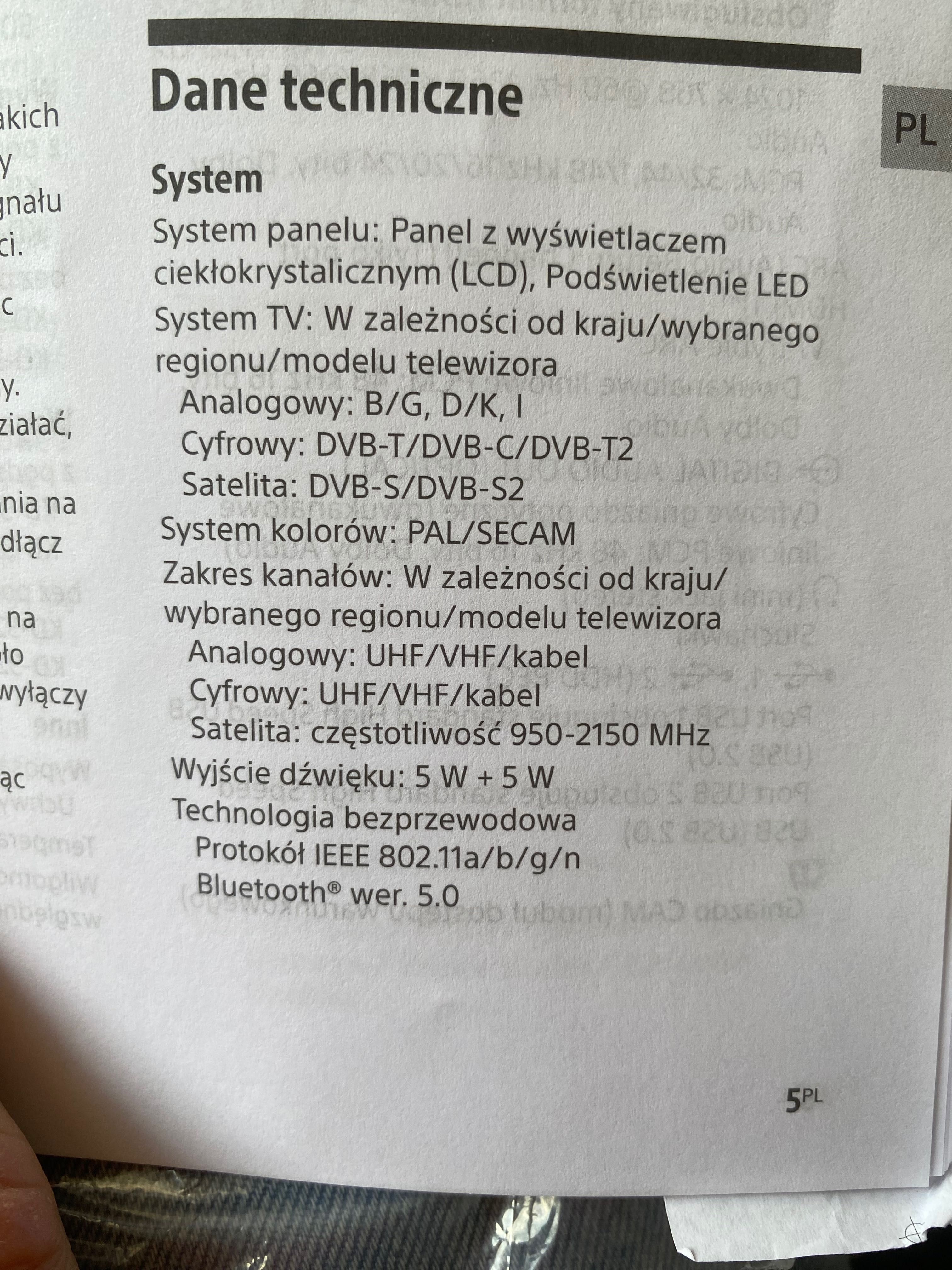 Bardzo ładny Telewizor Sony bravia KD-32W800PAEP