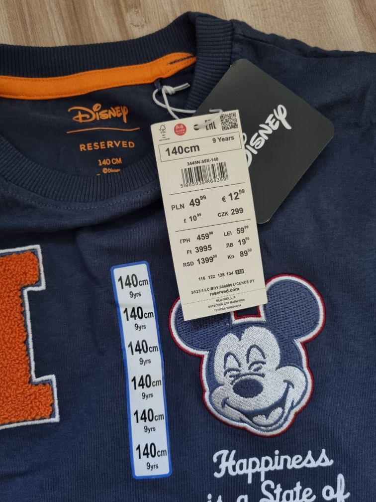 Bluza z motywem Mickey,Reserved,rozm 140