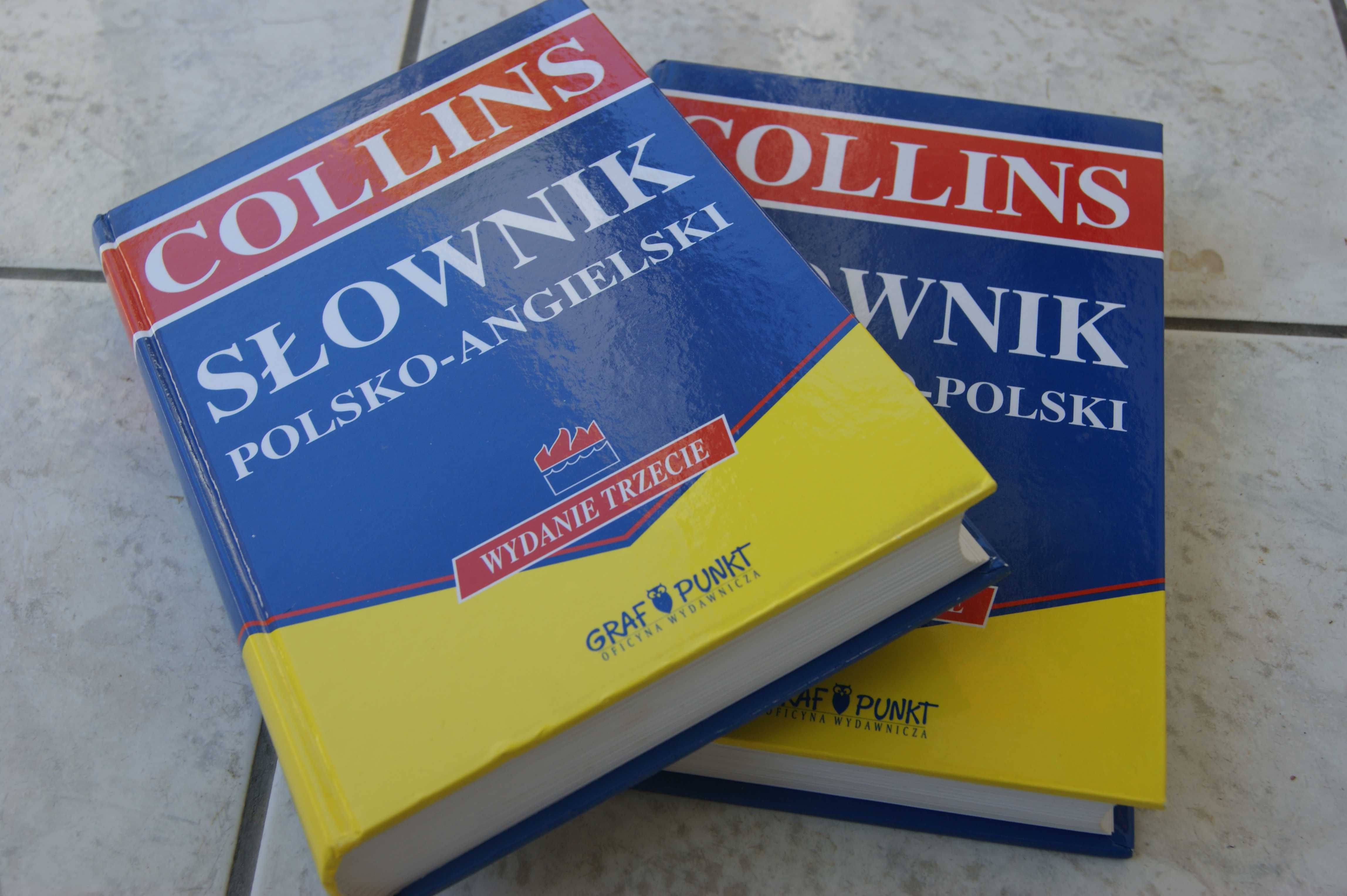 2-tomowy słownik polsko-angielski,angielsko-polski Collins