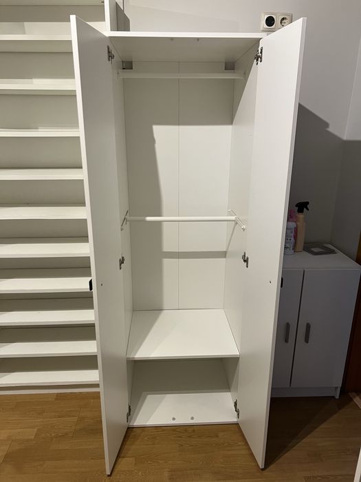 Roupeiro criança com barra de cabide extra