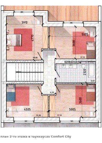 Без комиссии! 800$/м2. Продам таунхауз ЖК Comfort City Lagoon