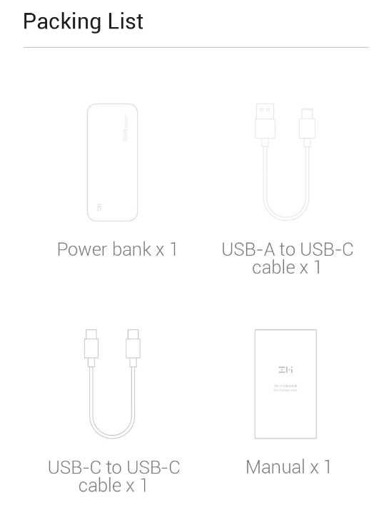 Powerbank ZMI QB826G 25000mAh 210W (global)