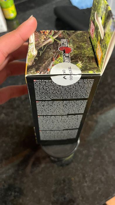 Lâmpada UBV + cálcio + d3 para réptil