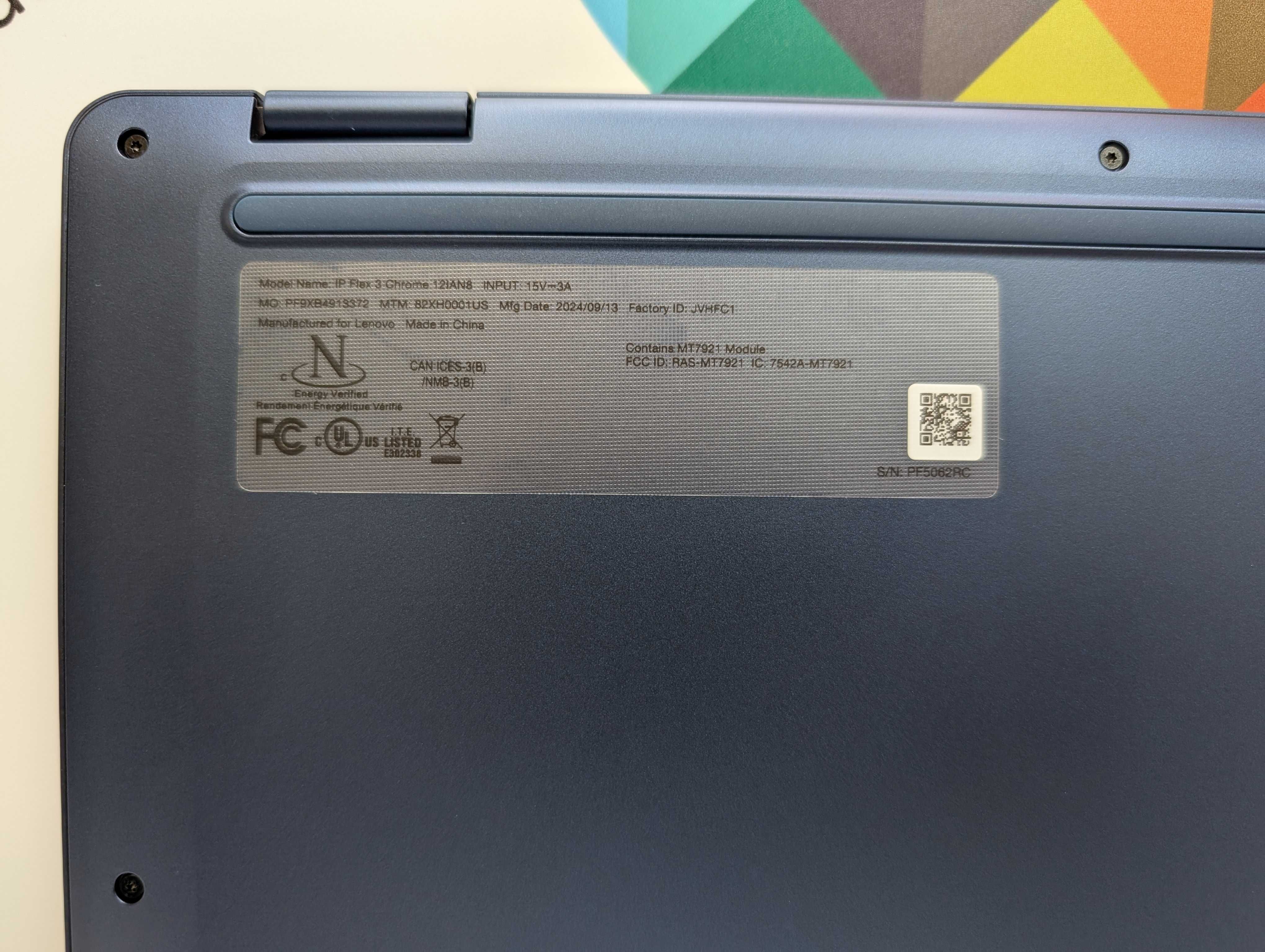 Lenovo IdeaPad Flex 3 12IAN8 FHD Touch\Intel N100\RAM 4GB\SSD 64GB