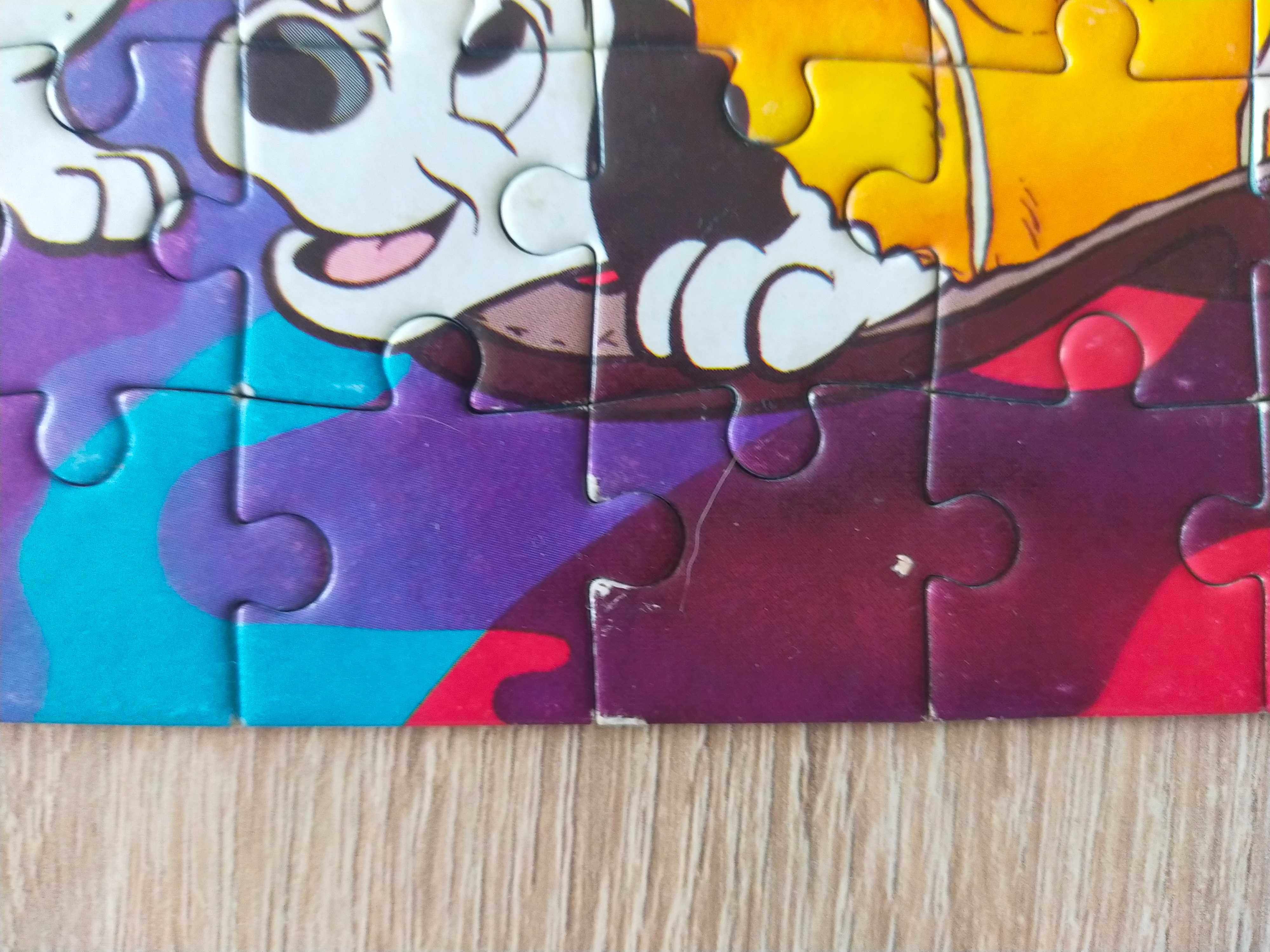 Puzzle 4 sztuki 101 Dalmatyńczyków