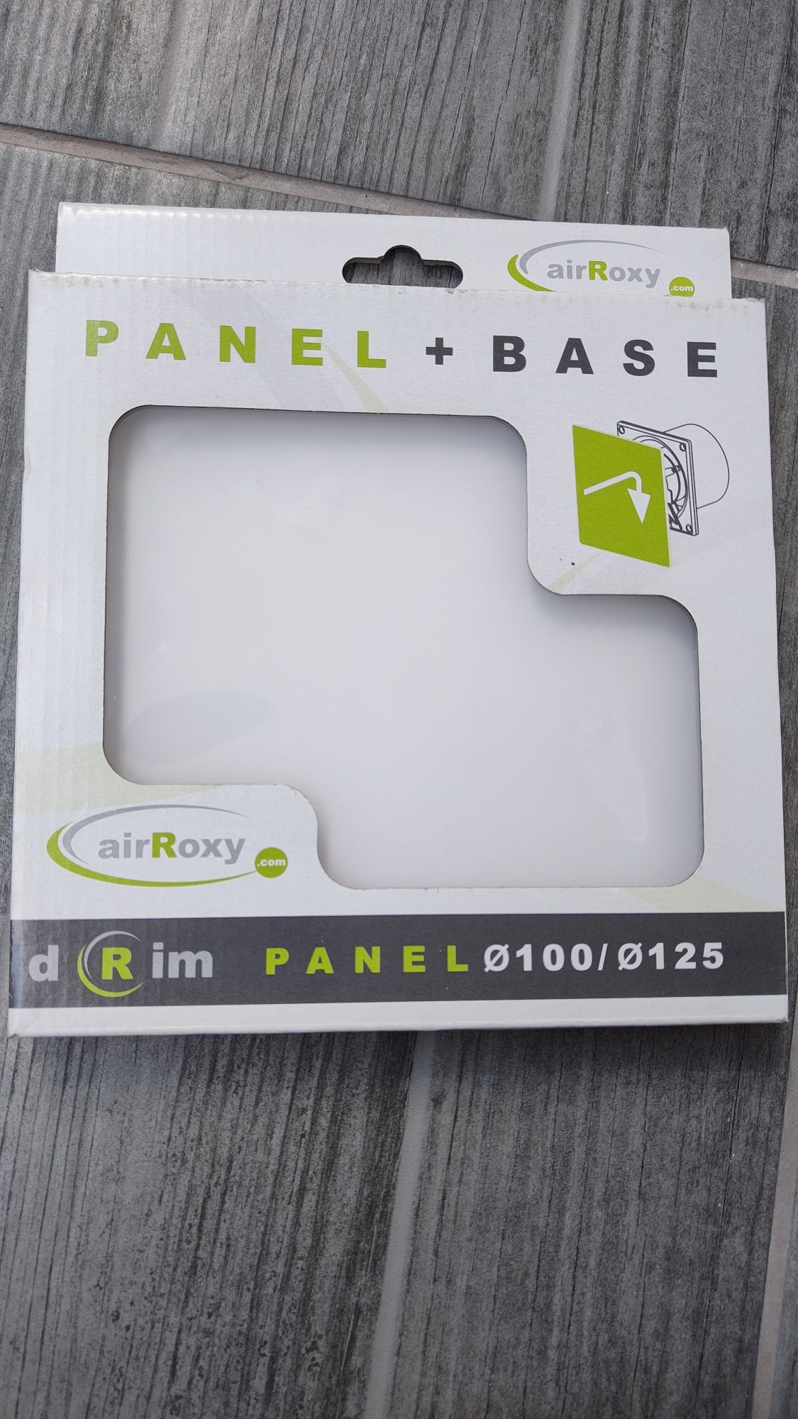 Panel do wentylatora plexi biały połysk*2 
dRim